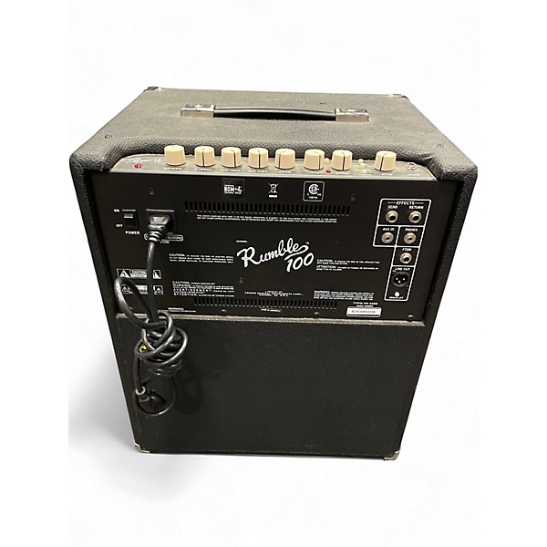 Used Fender Rumble 100/210 100W 2x10 Bass Combo Amp
