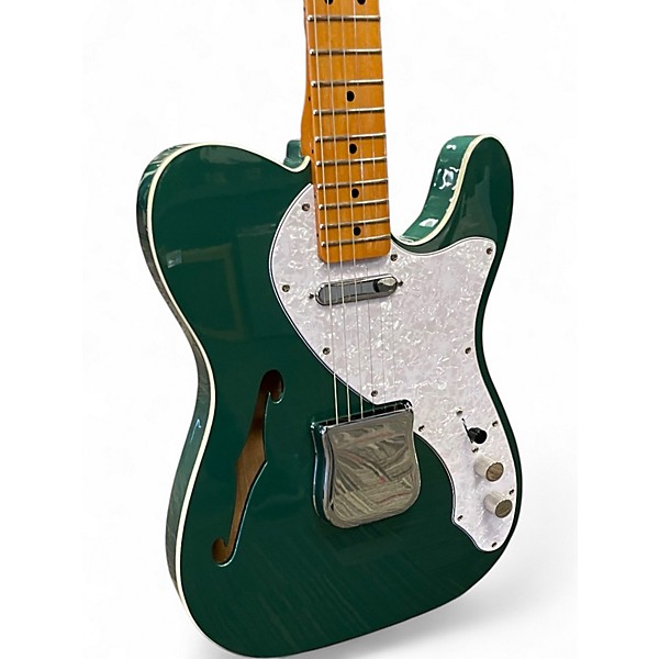 Used Squier FSR CLASSIC VIBE 60S THINLINE TELECASTER Sherwood Green Hollow Body Electric Guitar