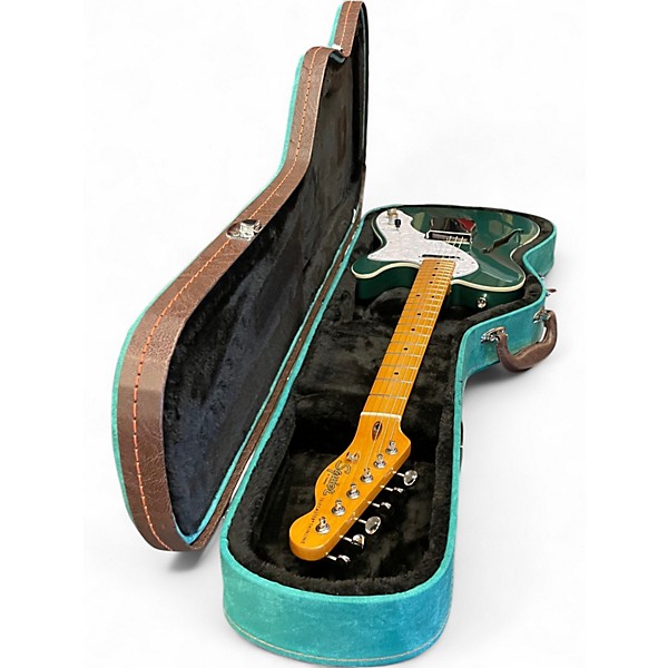 Used Squier FSR CLASSIC VIBE 60S THINLINE TELECASTER Sherwood Green Hollow Body Electric Guitar