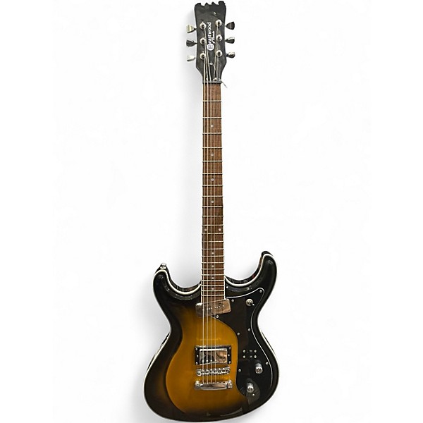 Used Eastwood Sidejack DLX Baritone 2 Color Sunburst Baritone Guitars