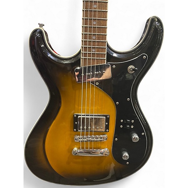 Used Eastwood Sidejack DLX Baritone 2 Color Sunburst Baritone Guitars