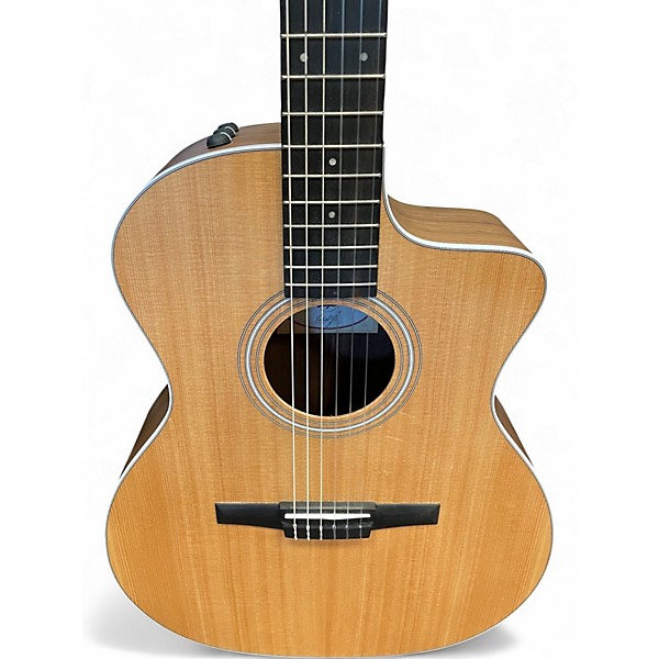 Used Taylor 214CEN Natural Classical Acoustic Electric Guitar