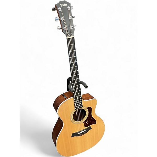 Used Taylor 214CE Natural Acoustic Electric Guitar