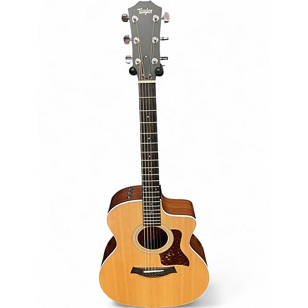 Used Taylor 214CE Natural Acoustic Electric Guitar