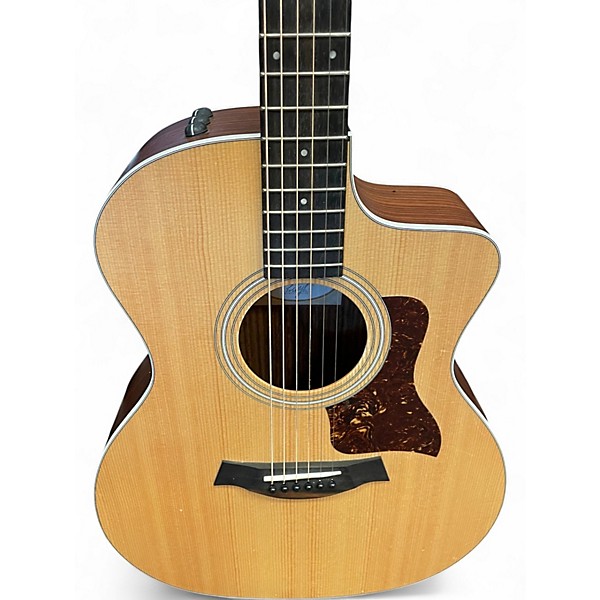 Used Taylor 214CE Natural Acoustic Electric Guitar