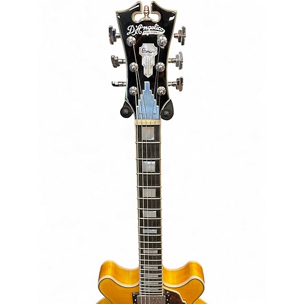 Used D'Angelico DAPMINIDCX Blonde Hollow Body Electric Guitar