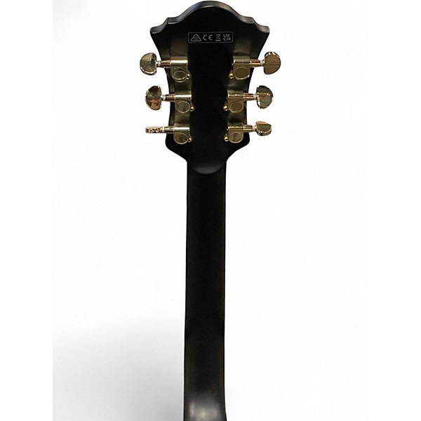 Used Ibanez AF75GBKF Flat Black Hollow Body Electric Guitar
