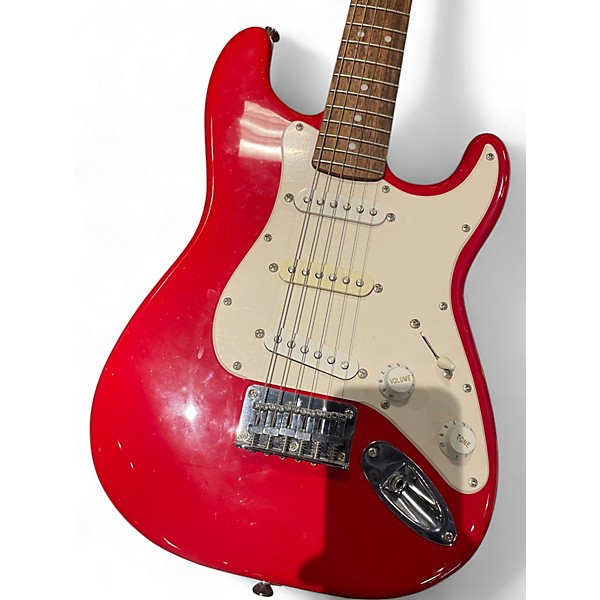 Used Squier Mini Affinity Stratocaster Red Electric Guitar
