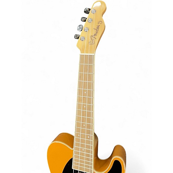 Used Fender FULLERTON TELE UKE Butterscotch Blonde Ukulele