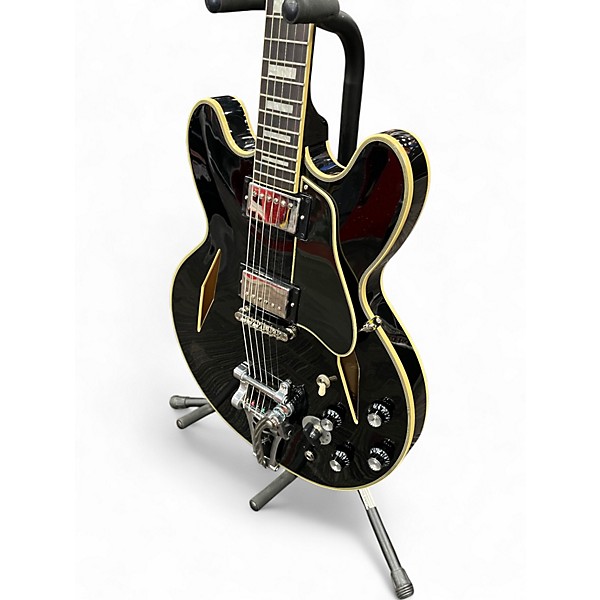 Used 2023 Epiphone SINICHI UBUKATA ES335 Ebony Hollow Body Electric Guitar