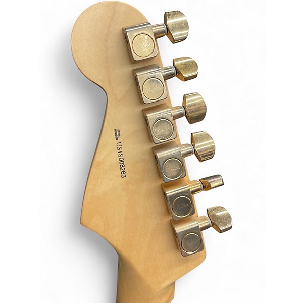 Used 2018 Fender Limited Edition American Professional Stratocaster Vintage White Solid Body Electric Guitar