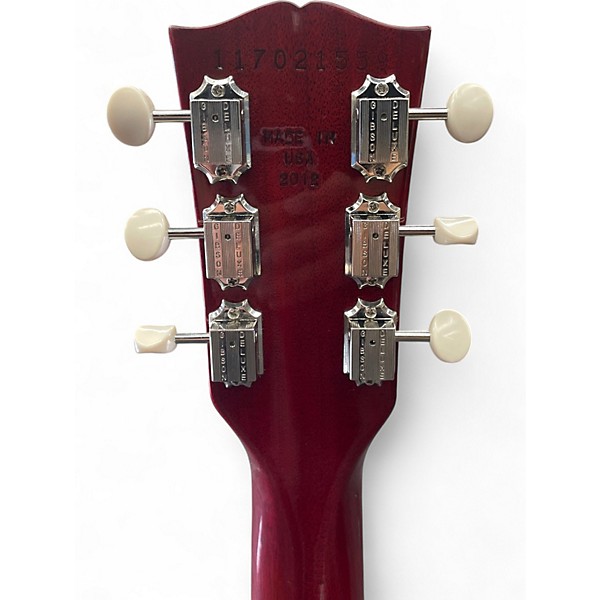Used 2012 Gibson SG Jr Cherry Solid Body Electric Guitar