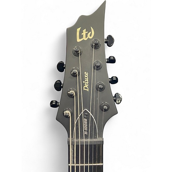 Used ESP H-1008B Black Solid Body Electric Guitar