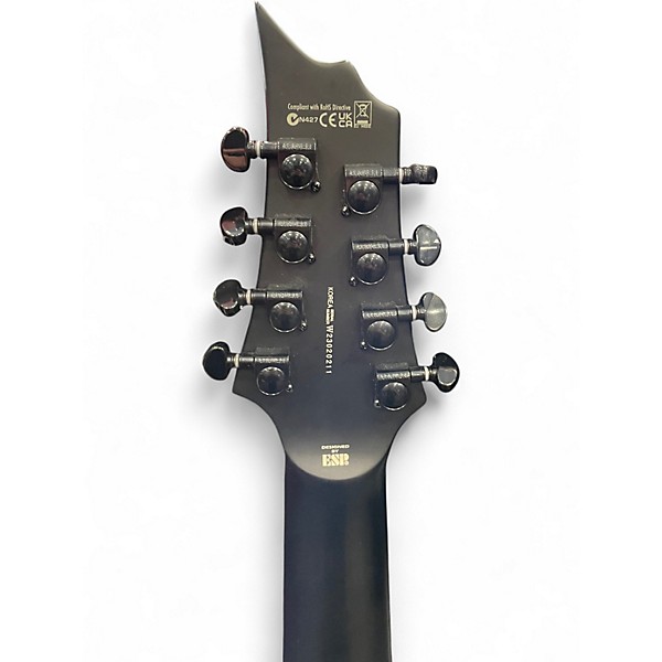 Used ESP H-1008B Black Solid Body Electric Guitar