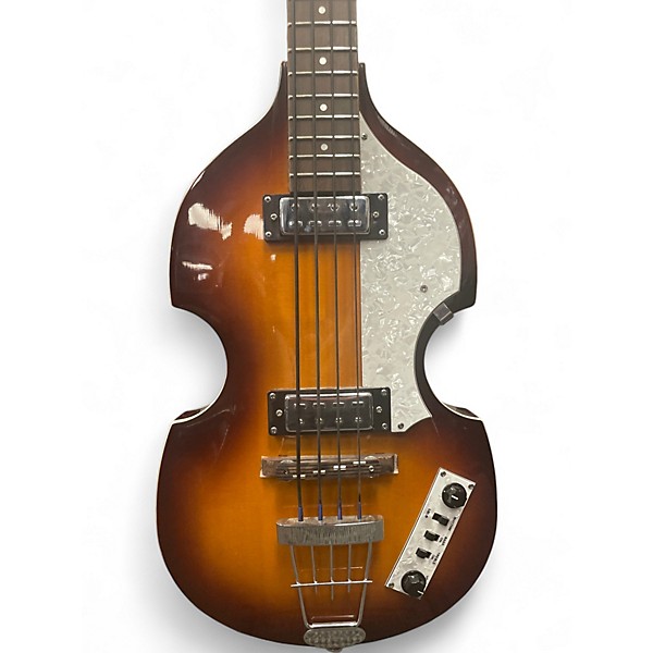 Used Hofner Ignition Series Sunburst Hollow Body Electric Guitar