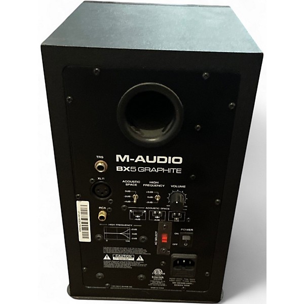 Used M-Audio BX5 GRAPHITE Powered Monitor