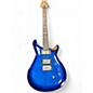 Used PRS Anniversary edition custom 24 Trans Blue Solid Body Electric Guitar thumbnail