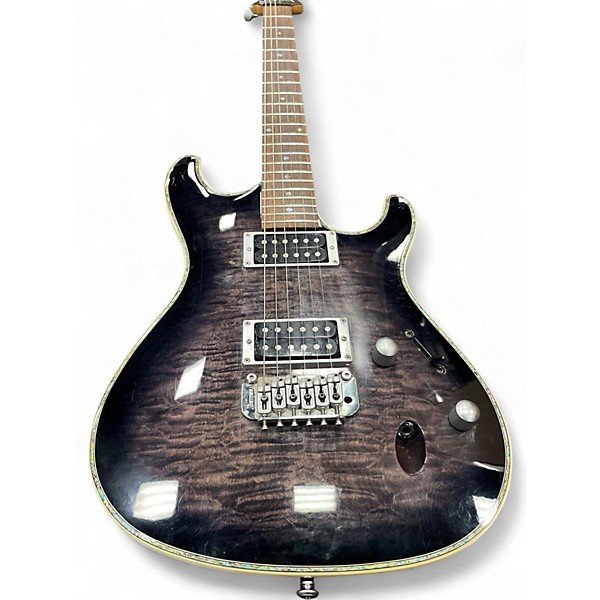 Used Ibanez sa32fm Trans Charcoal Solid Body Electric Guitar