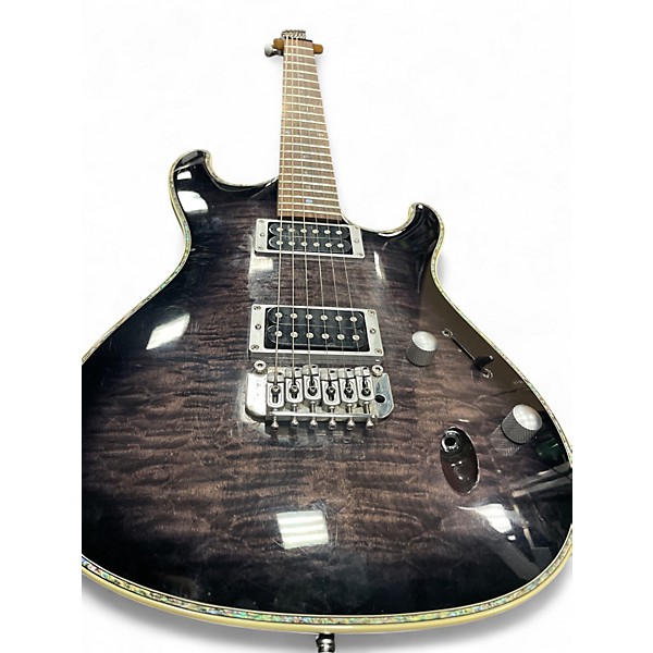 Used Ibanez sa32fm Trans Charcoal Solid Body Electric Guitar