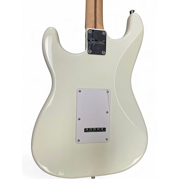 Used Squier Standard Stratocaster Olympic White Solid Body Electric Guitar
