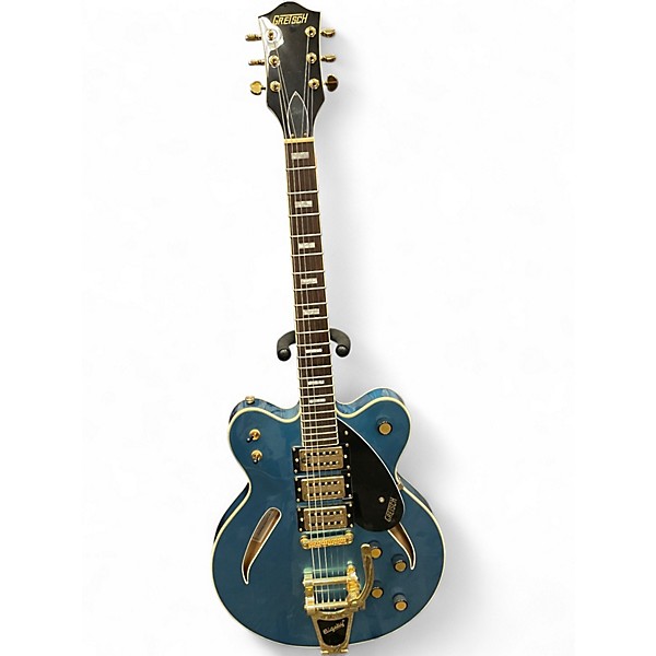 Used Gretsch Guitars CAT CB 3PU Blue Hollow Body Electric Guitar