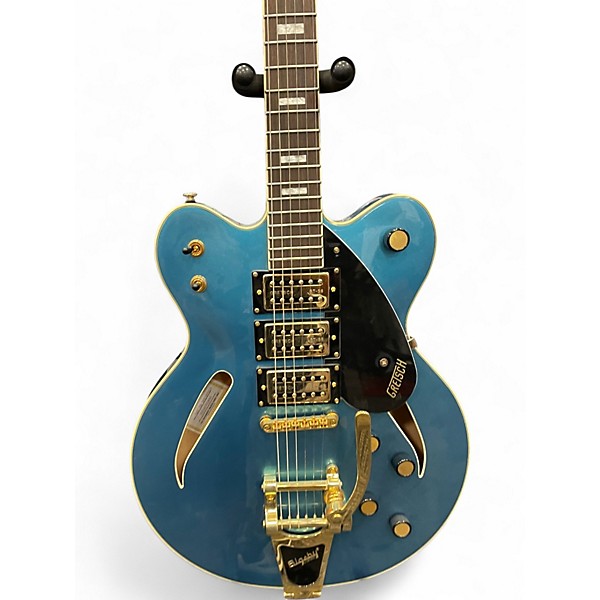 Used Gretsch Guitars CAT CB 3PU Blue Hollow Body Electric Guitar