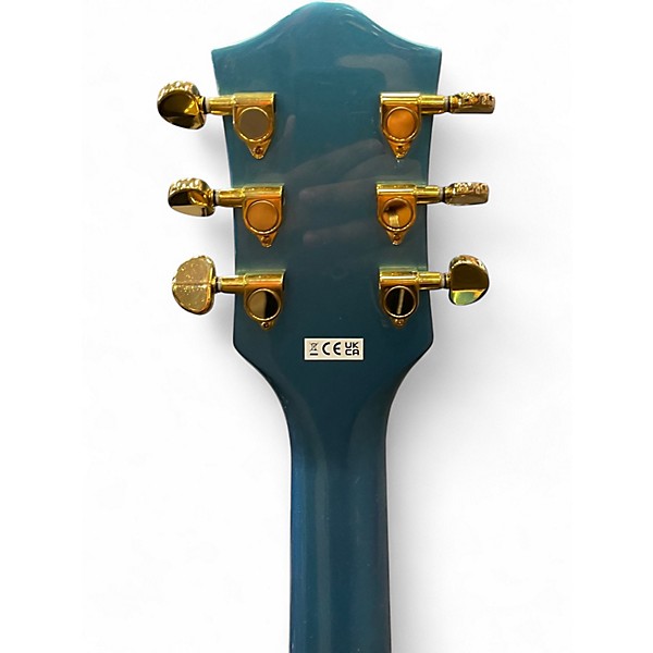 Used Gretsch Guitars CAT CB 3PU Blue Hollow Body Electric Guitar
