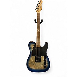Used Michael Kelly Burl 50 Ultra Blue Burl Solid Body Electric Guitar