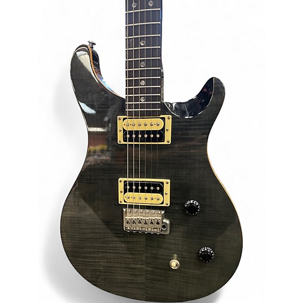 Used PRS SE Custom 22 Trans Black Solid Body Electric Guitar