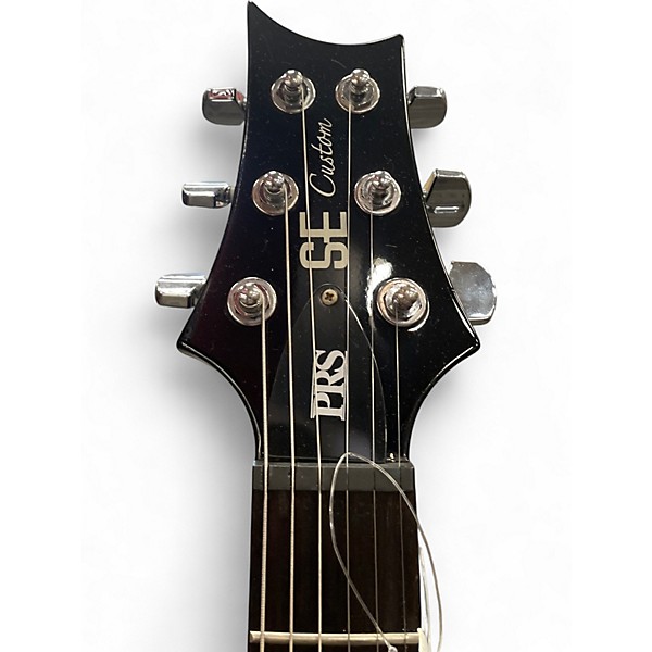 Used PRS SE Custom 22 Trans Black Solid Body Electric Guitar