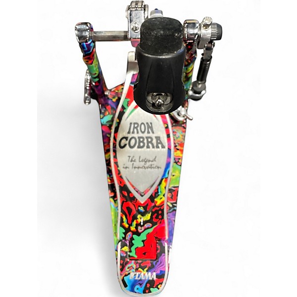 Used TAMA Iron Cobra Coral Swirl Single Bass Drum Pedal