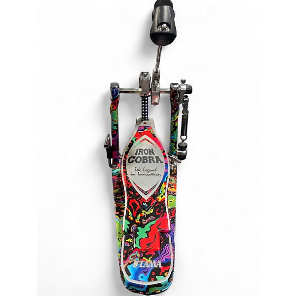 Used TAMA Iron Cobra Coral Swirl Single Bass Drum Pedal