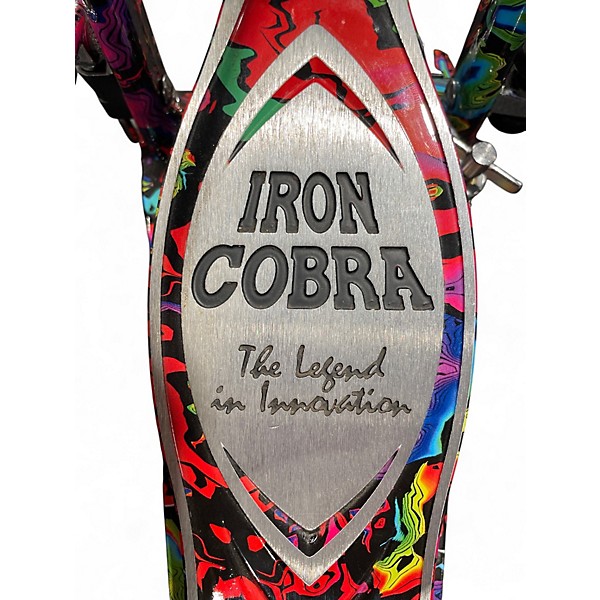 Used TAMA Iron Cobra Coral Swirl Single Bass Drum Pedal