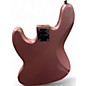 Used Squier JAZZ BASS Pink Electric Bass Guitar