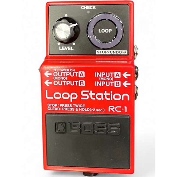Used BOSS RC1 Loop Station Pedal