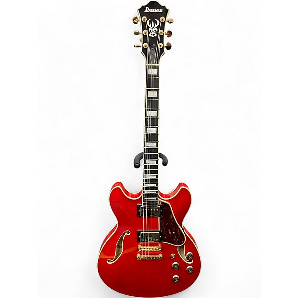 Used Ibanez AS93 Artcore Red Hollow Body Electric Guitar