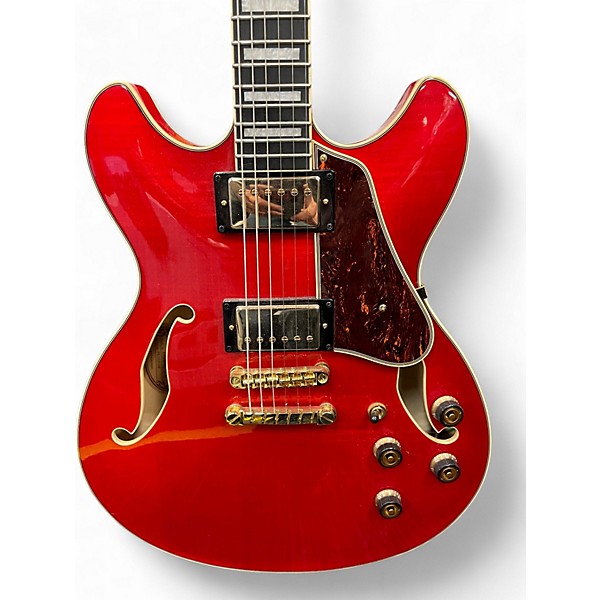 Used Ibanez AS93 Artcore Red Hollow Body Electric Guitar