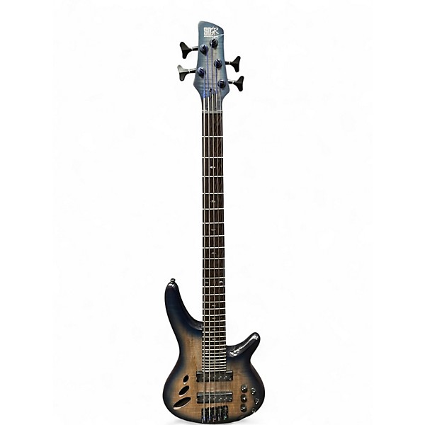 Used Ibanez SRD905 Ocean Burst Electric Bass Guitar