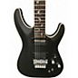 Used Schecter Guitar Research Damien Platinum 6 Floyd Rose Matte Black Solid Body Electric Guitar
