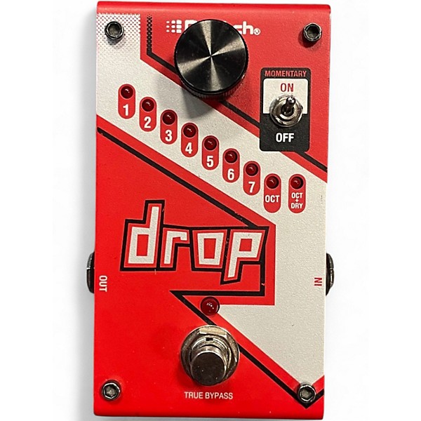 Used DigiTech The Drop Polyphonic Drop Tune Pitch-Shifter Effect Pedal
