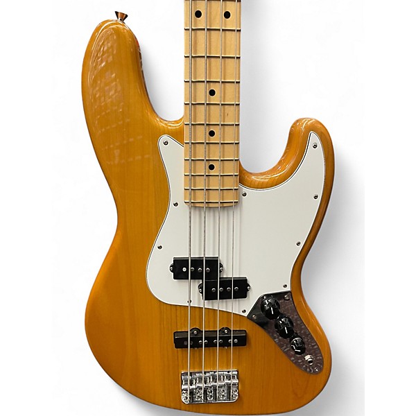 Used 2024 Fender HYBRID II JAZZ BASS Natural Electric Bass Guitar
