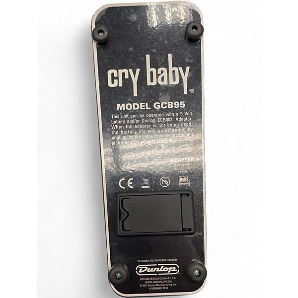 Used Dunlop Original Cry Baby Wah Effect Pedal