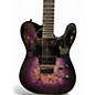 Used ESP LTD TE200X Purple Solid Body Electric Guitar