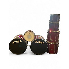 Used TAMA 7 Piece Rockstar RED Drum Kit