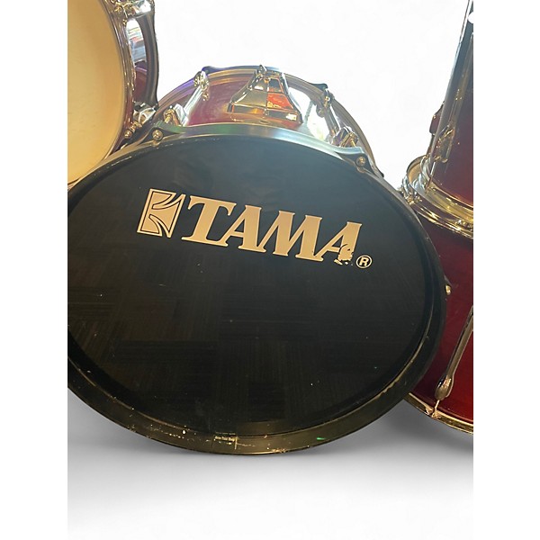 Used TAMA 7 Piece Rockstar RED Drum Kit