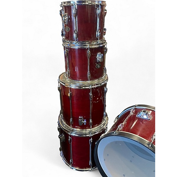 Used TAMA 7 Piece Rockstar RED Drum Kit