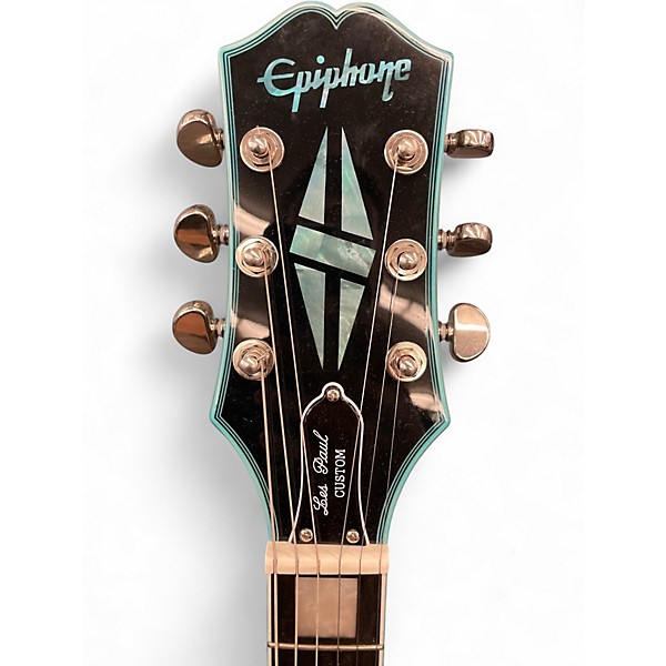 Used Epiphone WIDOW TURQUOISE Solid Body Electric Guitar