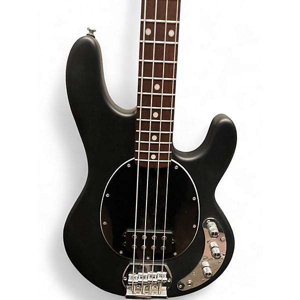 Used Sterling by Music Man STINGRAY Black Electric Bass Guitar
