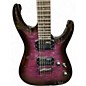Used ESP LTD MH100QMNT Purple Burst Solid Body Electric Guitar