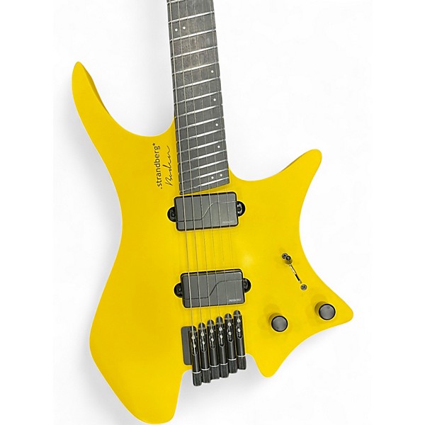 Used strandberg Boden Metal 6 Graffiti Yellow Solid Body Electric Guitar